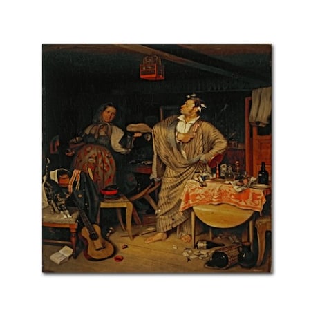 Pavel Fedotov 'The Fresh Cavalier' Canvas Art,14x14